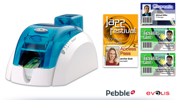 Pebble4 reliable ID card printer